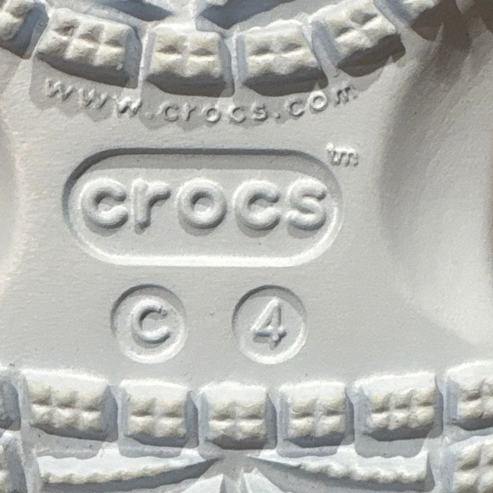 Crocs Bluey Cartoon Clog Kids Shoes Slip-On Low Top Blue US 4 Synthetic